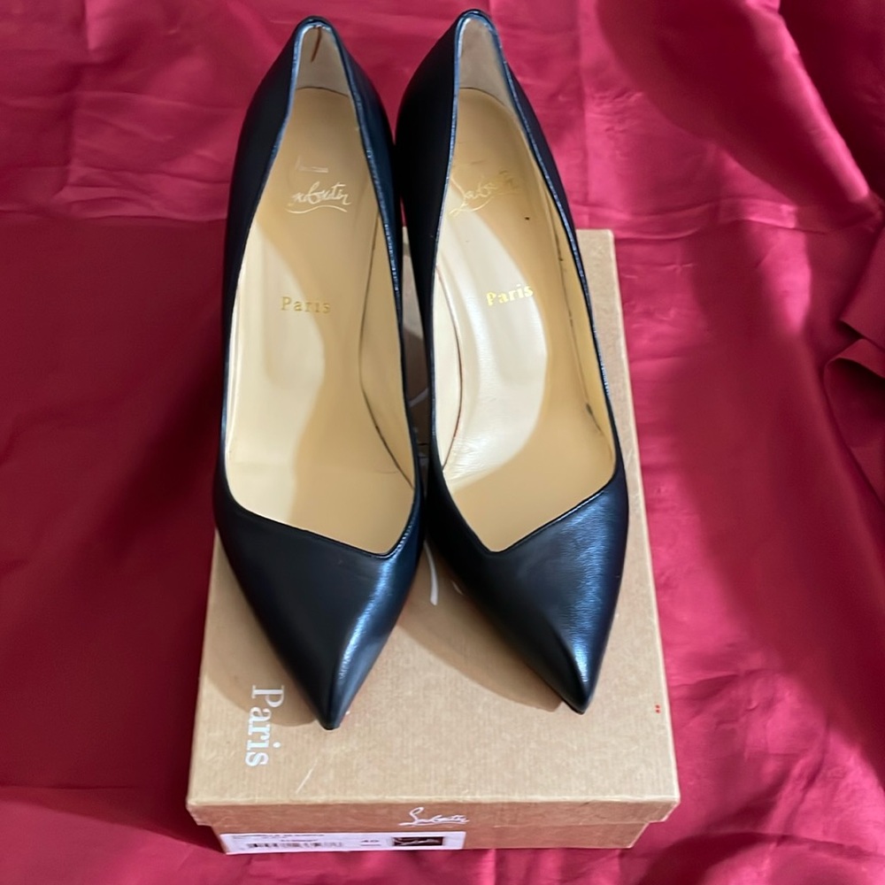Corneille 85 Napa Black Christian Louboutin Pumps